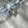 Six pointed star of david sterling silver anklet.